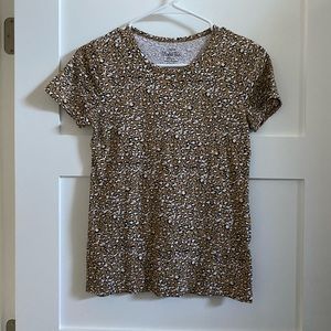 J.Crew Leopard / Cheetah Studio Tee